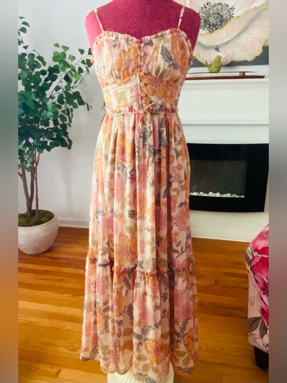 Patrons of Peace Floral Maxi Dress